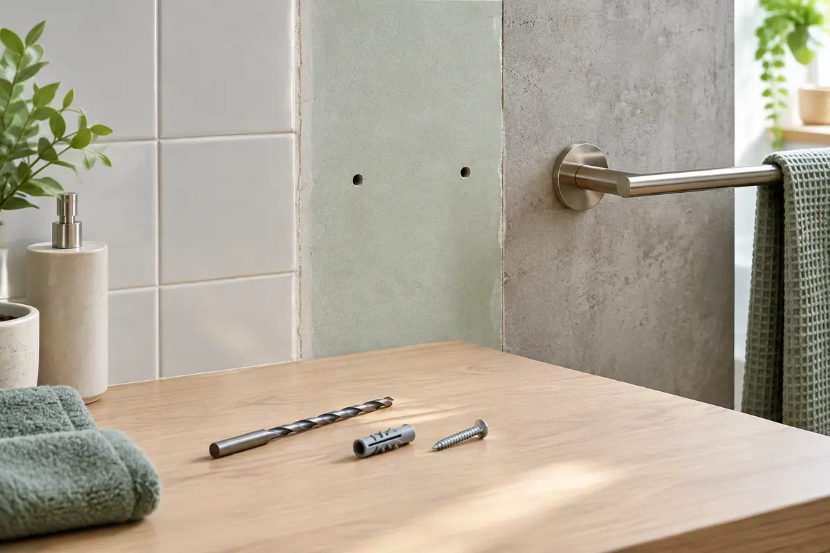 Exemples de supports de salle de bain et de fixations à choisir avant la pose d’un porte-serviettes mural